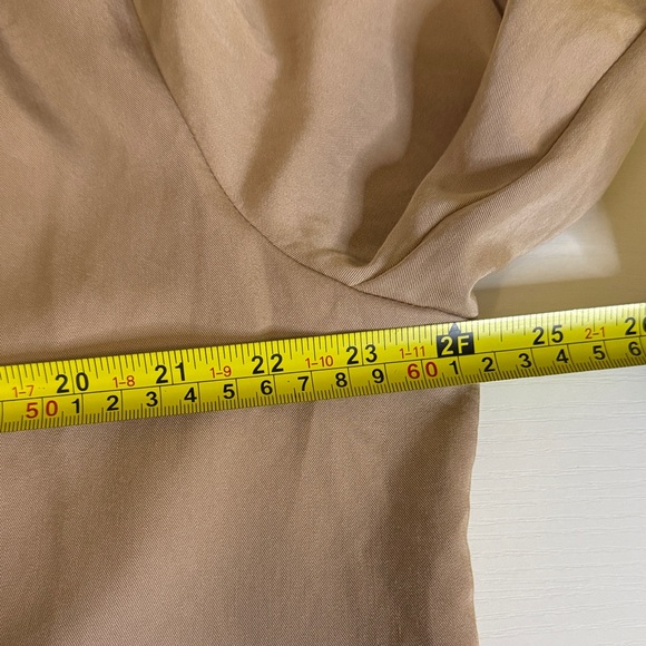 Nine West Open Front Duster Jacket In Beige Color - Picture 9 of 11